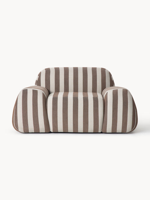 Striped Lounge Chair Wolke