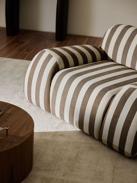 Striped Lounge Chair Wolke