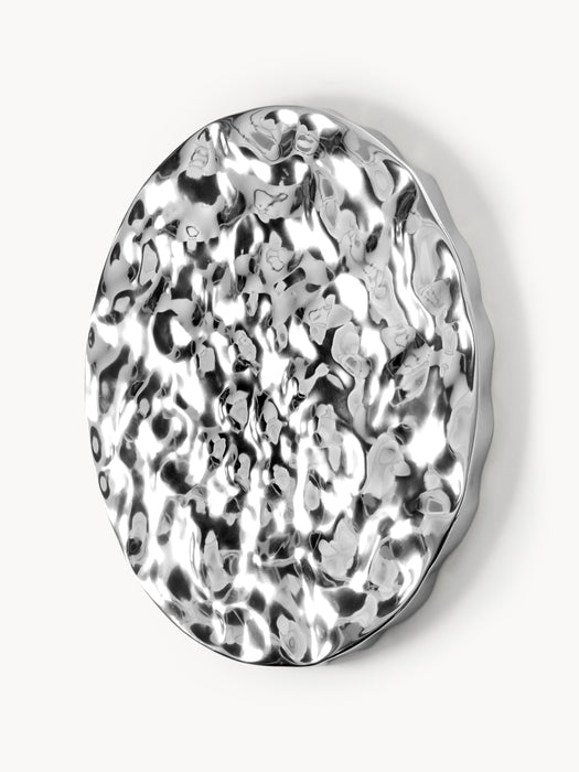 Wall Object Splash with Hammered Surface 100 cm