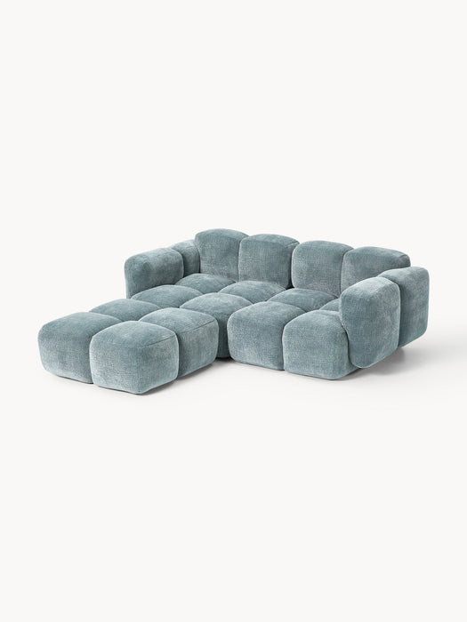 Tayla Modular Sofa (3-seater) with Ottoman (left/right)