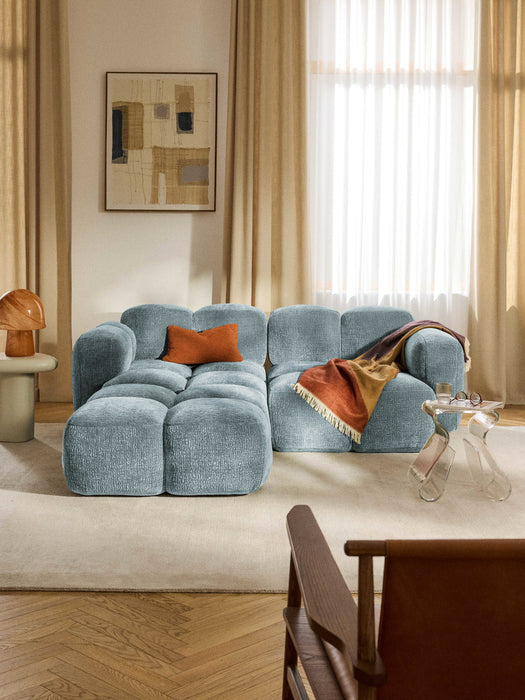 Tayla Modular Sofa (3-seater) with Ottoman (left/right)