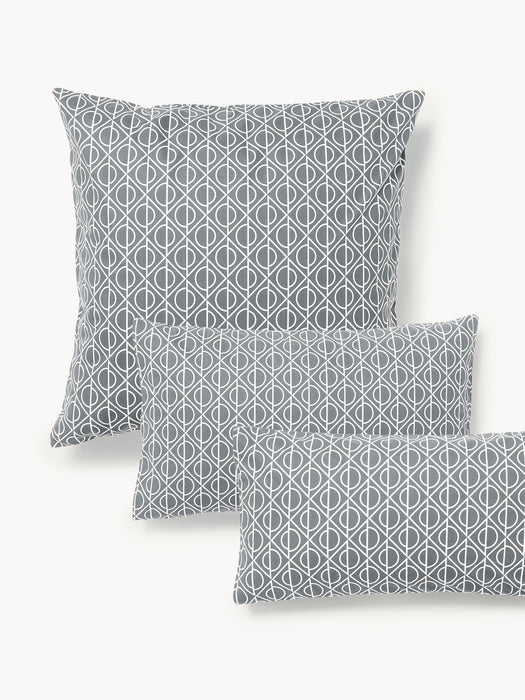 Geometric Print Cotton Pillowcase Jella