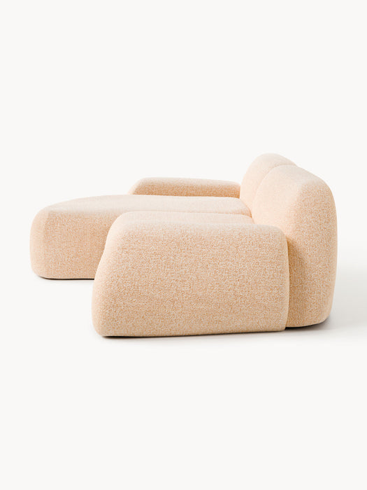 Wolke Modular Bouclé Corner Sofa (3-seater)