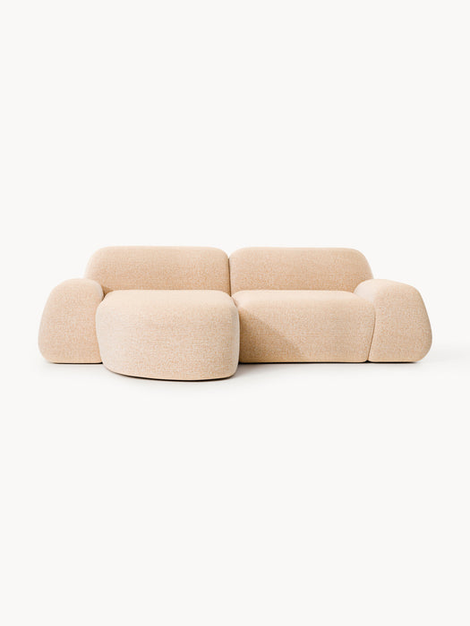 Modular Boucl Corner Sofa Wolke 3-seater