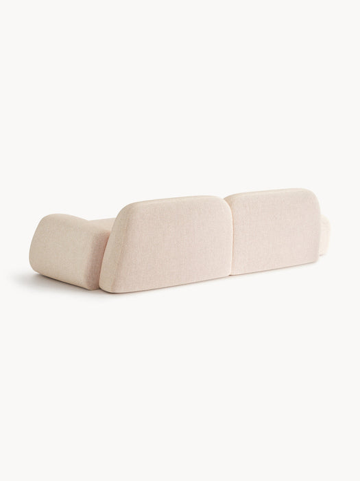 Wolke Modular Bouclé Chaise (3-seater)