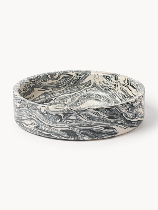 Elara Engineered Marble Serving Bowl
