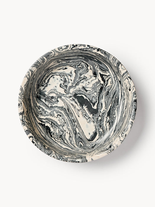 Elara Engineered Marble Serving Bowl
