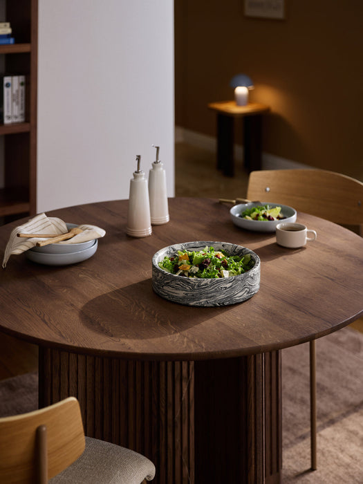 Elara Engineered Marble Serving Bowl
