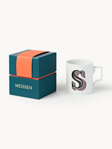 Initials Westwing x MEISSEN, Handmade Mug with Decorative Motif
