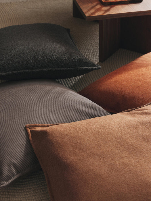Large Corduroy Sofa Cushion Lennon 70x70 cm