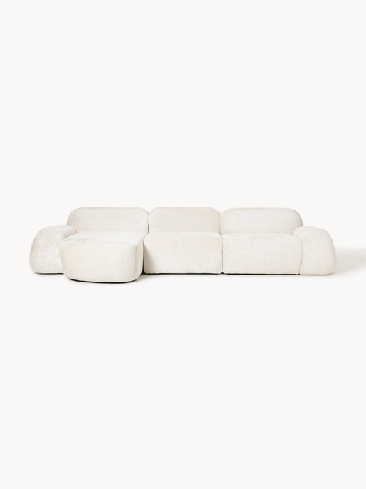 Wolke Modular Teddy Bouclé Corner Sofa (4-seater)