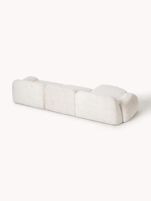 Wolke Modular Teddy Bouclé Corner Sofa (4-seater)