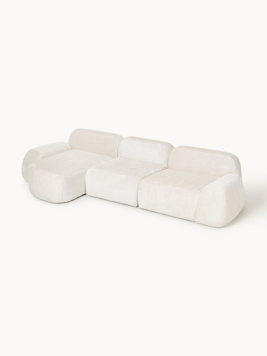 Wolke Modular Teddy Bouclé Corner Sofa (4-seater)