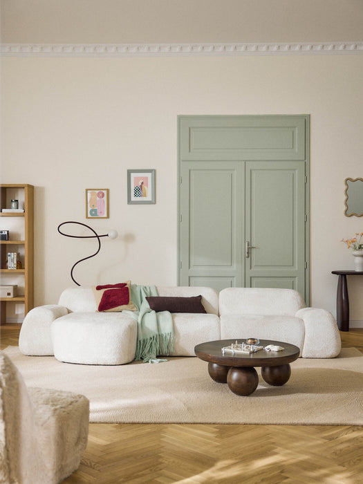 Wolke Modular Teddy Bouclé Corner Sofa (4-seater)