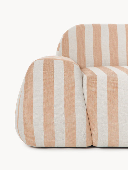 Striped Lounge Chair Wolke