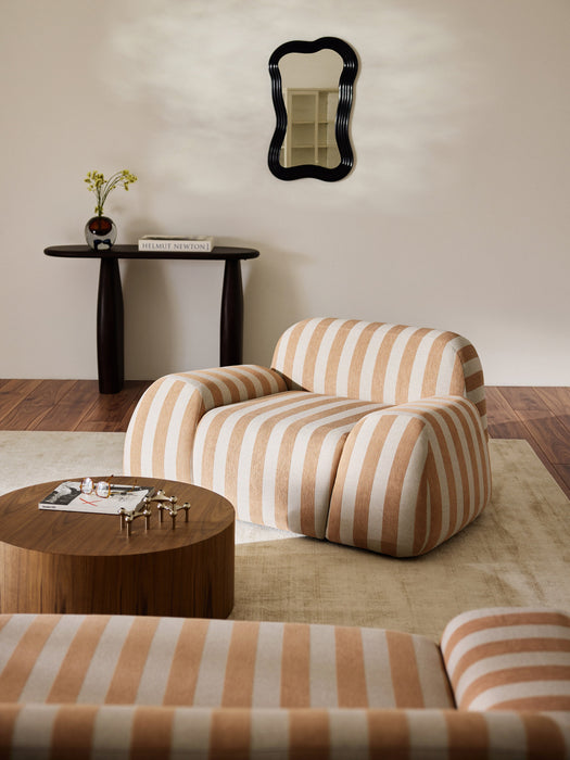 Striped Lounge Chair Wolke