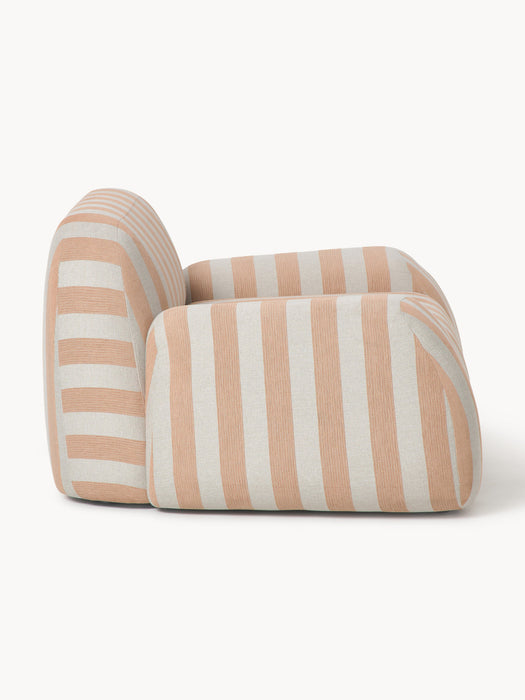 Wolke Striped Lounge Chair