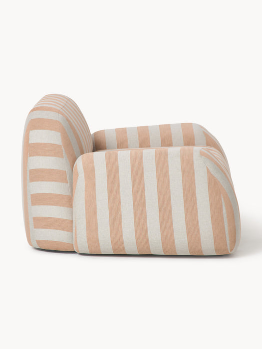 Striped Lounge Chair Wolke