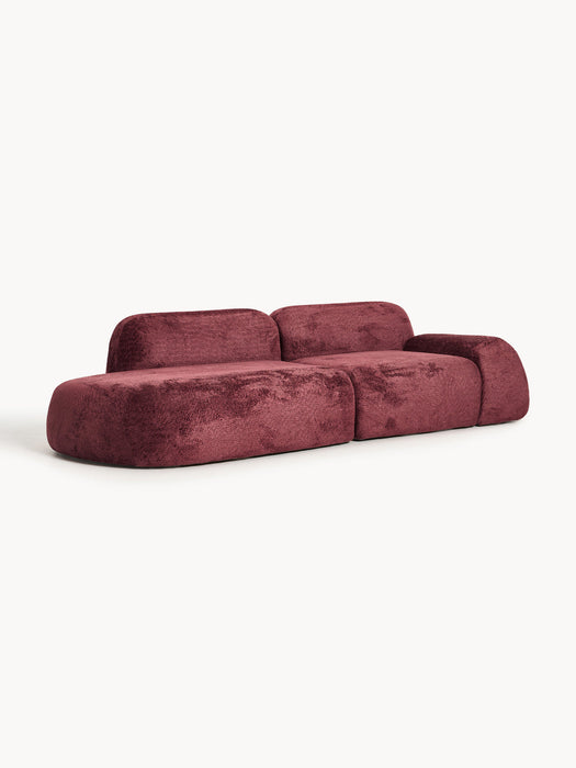 Wolke Modular Teddy Bouclé Chaise (3-seater)