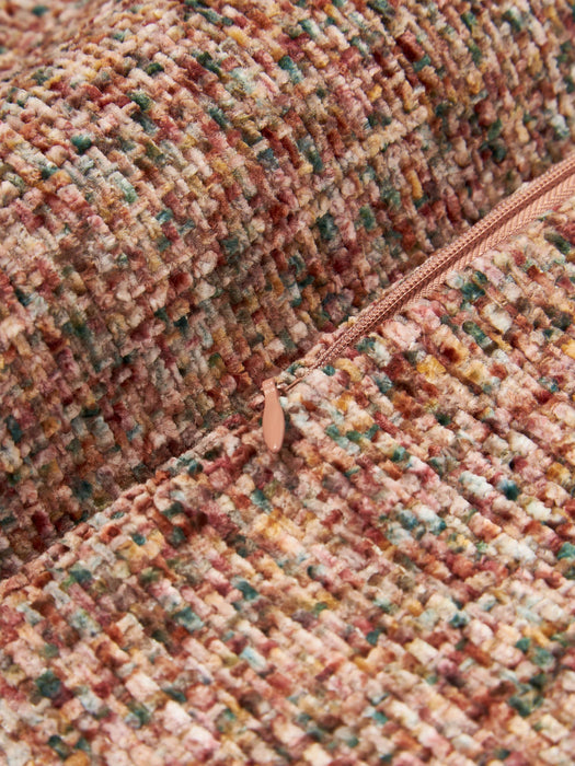 Hanka Chenille Cushion Cover with Pixel Pattern
