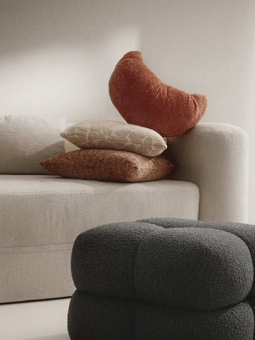 Hanka Chenille Cushion Cover with Pixel Pattern
