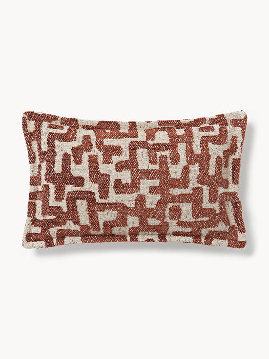 Contia Viscose Cushion with Woven Jacquard Pattern