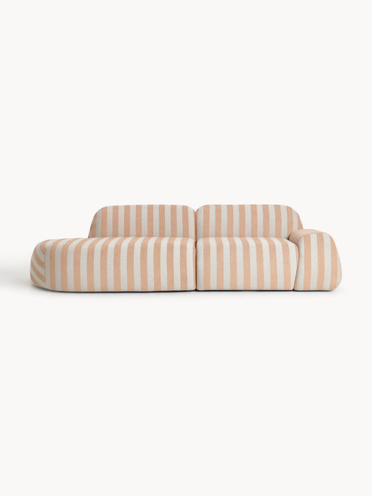Wolke Modular Striped Sofa (3-seater)