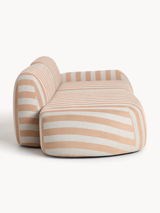 Wolke Modular Striped Sofa (3-seater)