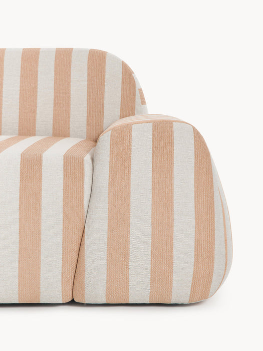 Wolke Modular Striped Sofa (3-seater)