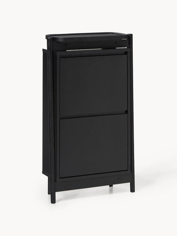 Libby Fold Out Wooden Shoe Cabinet
