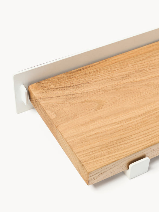 Ally Oak Wood Small Shelf, W 40 cm