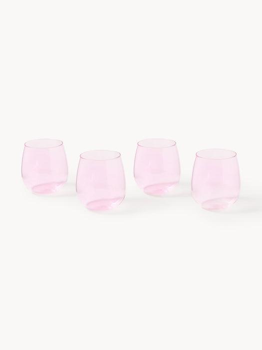 Mouth-Blown Borosilicate Tumblers Karisa Set of 4