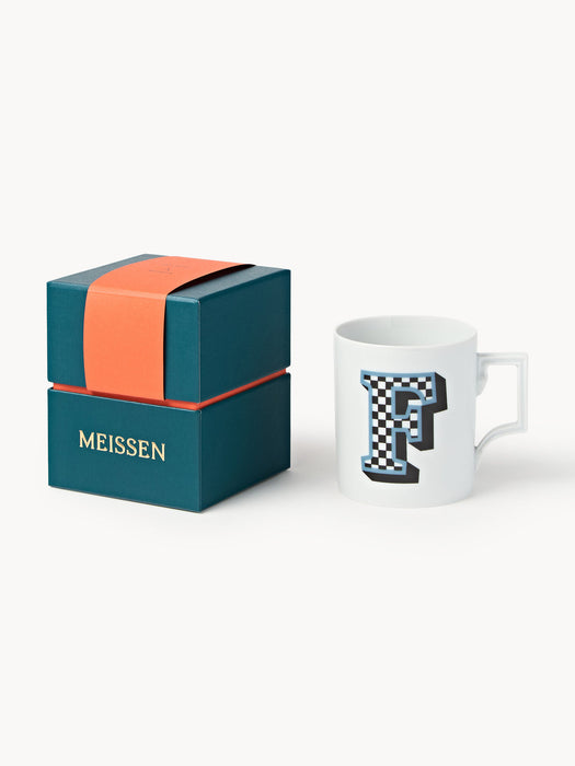 Initials Westwing x MEISSEN, Handmade Mug with Decorative Motif