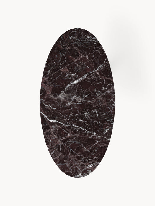 Miley Oval Marble Dining Table, 180 x 90 cm