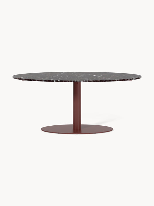 Miley Oval Marble Dining Table, 180 x 90 cm
