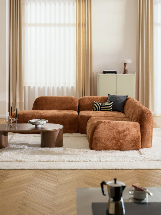 Wolke Modular Teddy Bouclé Corner Sofa (4-seater)
