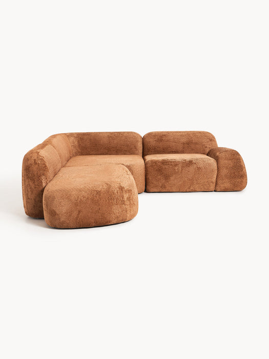 Wolke Modular Teddy Bouclé Corner Sofa (4-seater)