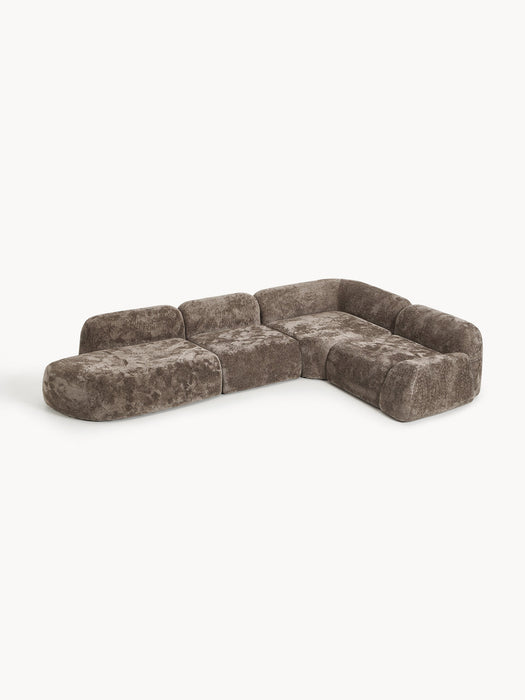 Wolke XL Modular Teddy BouclÃ© Corner Sofa