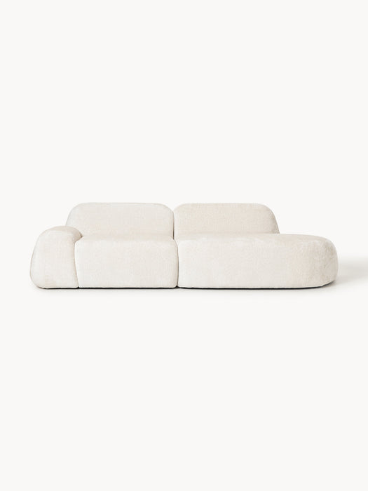 Modular Teddy Boucl Chaise Wolke 3-seater
