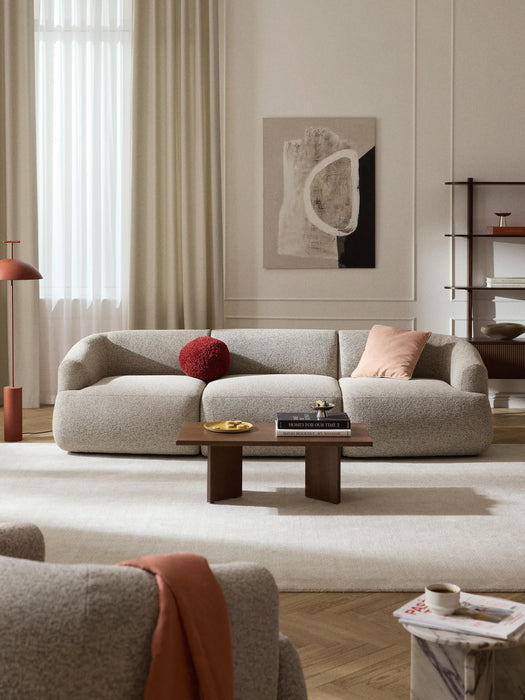 Modular Boucl Sofa Sofia 3-seater