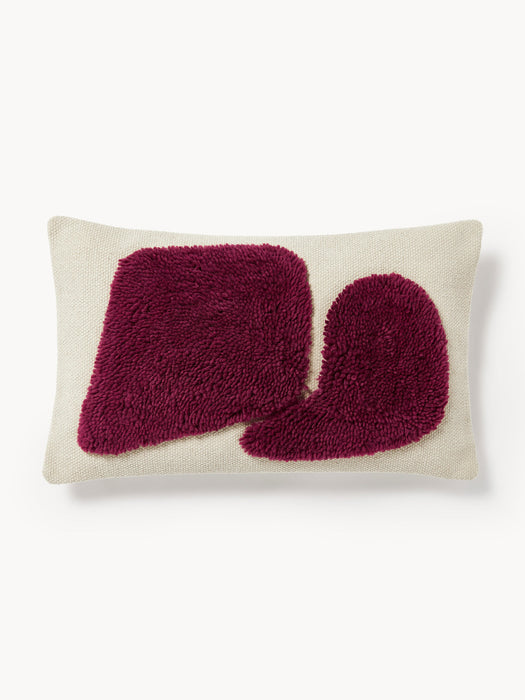 Flick Cushion Cover with Abstract Decoration