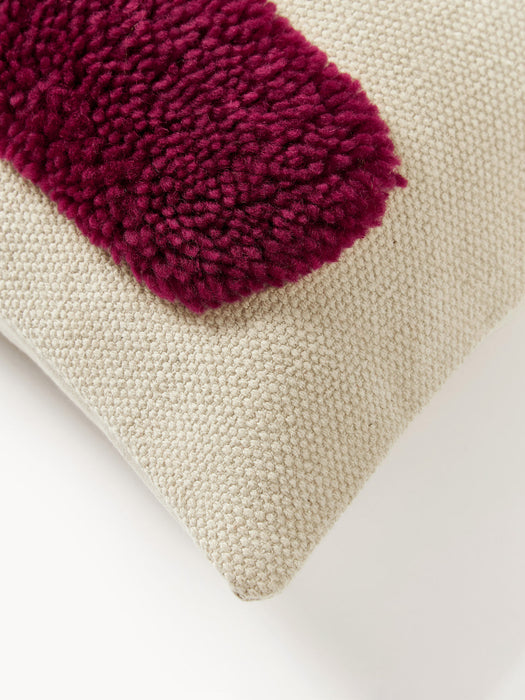 Flick Cushion Cover with Abstract Decoration