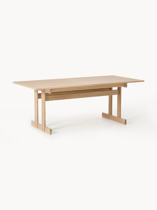Brynn Extendable Oak Wood Dining Table, in various sizes