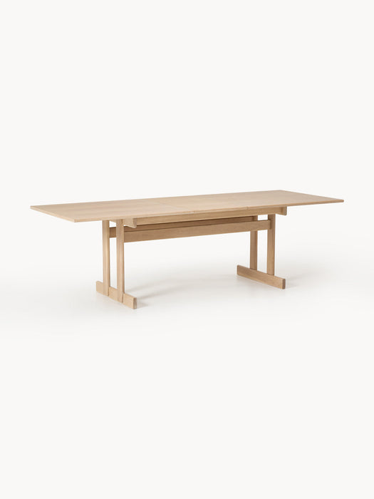 Brynn Extendable Oak Wood Dining Table, in various sizes