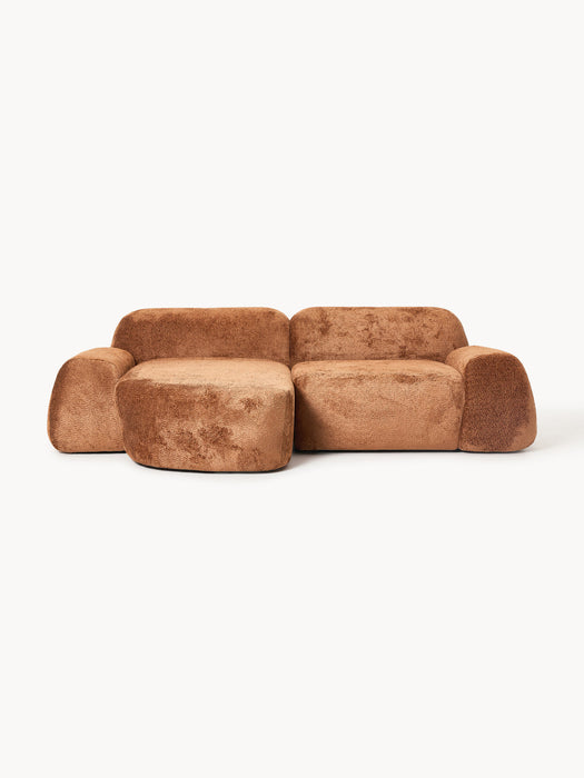 Wolke Modular Teddy Bouclé Corner Sofa (3-seater)
