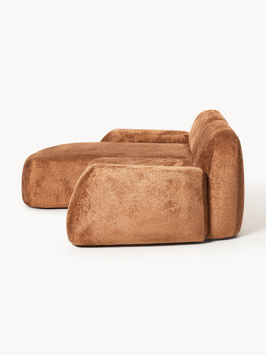 Wolke Modular Teddy Bouclé Corner Sofa (3-seater)