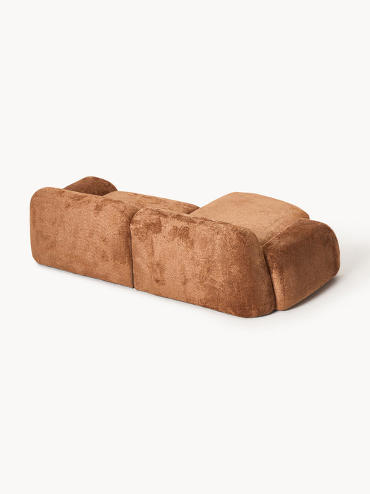 Wolke Modular Teddy Bouclé Corner Sofa (3-seater)