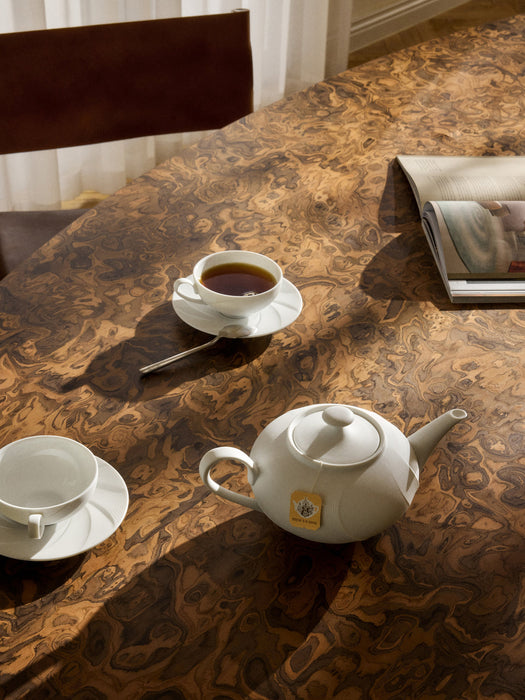 Adonis Porcelain Tea Cups with Saucers, Set of 4