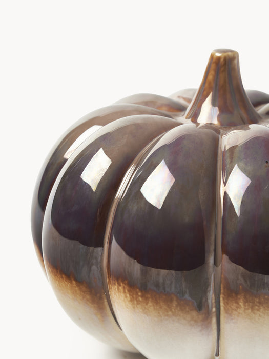 Pumpkin-Shaped Decorative Object Moranga H 16 cm