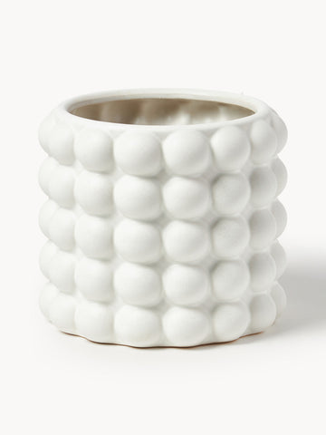 Bob Stoneware Cover Pot, H 21 cm